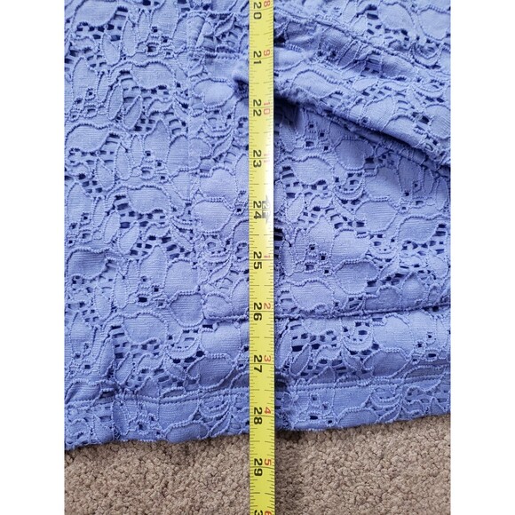 Denim & Co. Women's Lot Of 2 Lace Overlay Full Zip Jackets Purple/Blue Size 2X - Picture 14 of 15